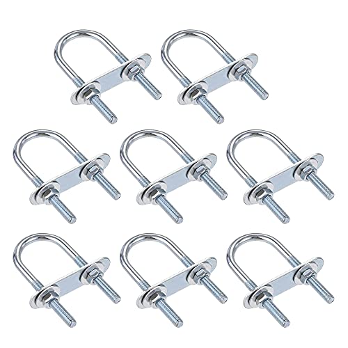 sourcing map 8 Satz Runde U-Bolzen U Bügelschrauben Bügelbolzen Stahl M6 mit Mutter Platte Scheiben 34mm Innen 75mm Lang sourcing map 8 Satz Runde U-Bolzen U Bügelschrauben Bügelbolzen Stahl M6 mit Mutter Platte Scheiben 34mm Innen 75mm Lang von sourcing map