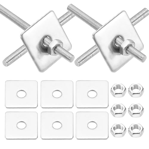 sourcing map 8 Set M3 x 25 mm Vollgewindestange, 304 Edelstahl-Gewindestangen, Stangenbolzen, Rechtsgewinde mit Mutter, quadratische Unterlegscheibe für strukturelle Verankerung, Befestigungsschraube sourcing map 8 Set M3 x 25 mm Vollgewindestange, 304 Edelstahl-Gewindestangen, Stangenbolzen, Rechtsgewinde mit Mutter, quadratische Unterlegscheibe für strukturelle Verankerung, Befestigungsschraube von sourcing map