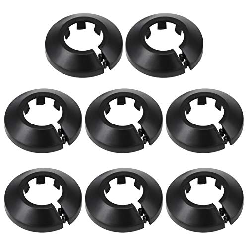 sourcing map 8 Stück 25mm Rohr abdeckung Dekoration PP Heizkörper Rosette Wasserrohr Wand Abdeckung Schwarz sourcing map 8 Stück 25mm Rohr abdeckung Dekoration PP Heizkörper Rosette Wasserrohr Wand Abdeckung Schwarz von sourcing map