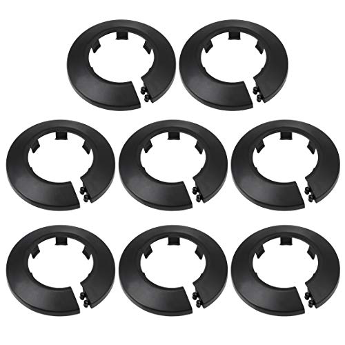 sourcing map 8 Stück 40 41mm Rohr abdeckung Dekoration PP Heizkörper Rosette Wasserrohr Wand Abdeckung Schwarz sourcing map 8 Stück 40 41mm Rohr abdeckung Dekoration PP Heizkörper Rosette Wasserrohr Wand Abdeckung Schwarz von sourcing map