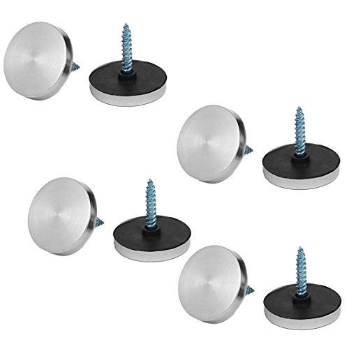 sourcing map 8 Stück Glastisch 25mm Durchmesser 304 Edelstahl Spiegel Schrauben Kappen Abdeckung Nägel sourcing map 8 Stück Glastisch 25mm Durchmesser 304 Edelstahl Spiegel Schrauben Kappen Abdeckung Nägel von uxcell