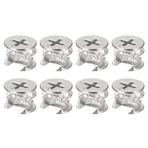 sourcing map 8 Stück Nocken Verschlussmutter für Möbel 14.6x11.6mm Gelenkverbinder Verriegelung Mutter Möbel Verbindung Nockenverschraubung sourcing map 8 Stück Nocken Verschlussmutter für Möbel 14.6x11.6mm Gelenkverbinder Verriegelung Mutter Möbel Verbindung Nockenverschraubung von sourcing map