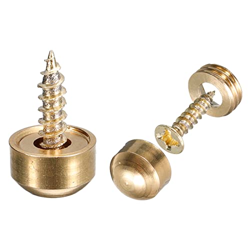 sourcing map 8Stk Dekorativ Schrauben mit Kappen 9mm Durchmesser Messing Spiegel Schrauben Spiegel Befestigung Schrauben Verschlüsse für Spiegeln Tische Möbel Gold sourcing map 8Stk Dekorativ Schrauben mit Kappen 9mm Durchmesser Messing Spiegel Schrauben Spiegel Befestigung Schrauben Verschlüsse für Spiegeln Tische Möbel Gold von sourcing map