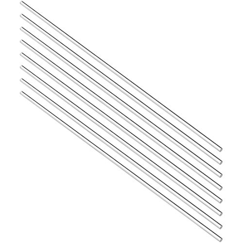 sourcing map 8Stk.3mmx250mm Klar Solide Acryl Rund Stab PMMA Stab von sourcing map