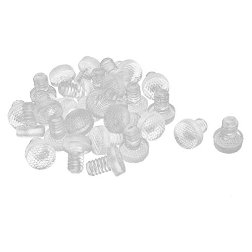 sourcing map 8mm T Form Gummi Flaschenverschluss Kappe Klar 30 Stück Patio Outdoor Möbel Glas Tisch Tischplatte Anti-Kollision eingebettet von uxcell