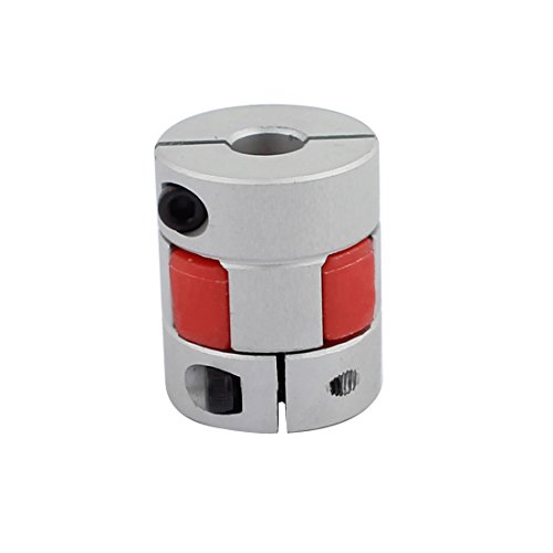 sourcing map 8mm bis 10mm Wellenkupplung 30mm Länge 25mm Durchmesser Motorkupplung Aluminiumlegierung Gelenkverbinder für DIY Encoder von uxcell