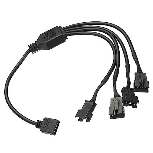 sourcing map ARGB Verteiler 12V 4Pin an SM 4Pin Stecker Verlängerung Kabel Adapter Anschluss Ansprechbar für PC Lüfterleistung Computergehäuse Hauptplatine 1 bis 4 Stil sourcing map ARGB Verteiler 12V 4Pin an SM 4Pin Stecker Verlängerung Kabel Adapter Anschluss Ansprechbar für PC Lüfterleistung Computergehäuse Hauptplatine 1 bis 4 Stil von sourcing map