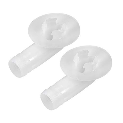 sourcing map Abflussschlauch Anschlussboge der Klimaanlage für Mini Split und Fenster Teil 18mm, 2Stk von sourcing map
