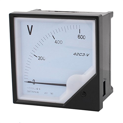 sourcing map Analog Panel Volt Spannungsmesser Voltmeter Gauge DC0-600V Klasse 1.5 Genauigkeit sourcing map Analog Panel Volt Spannungsmesser Voltmeter Gauge DC0-600V Klasse 1.5 Genauigkeit von sourcing map