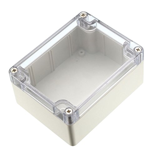 sourcing map 115x90x57mm Elektronisch Abzweigdose Wasserdicht IP65 Verteilerdose ABS-Kunststoff DIY Aufputzdose Klemmdose Anschlussdose mit Gehäuse für Innen- und Außenkabel Grau von sourcing map