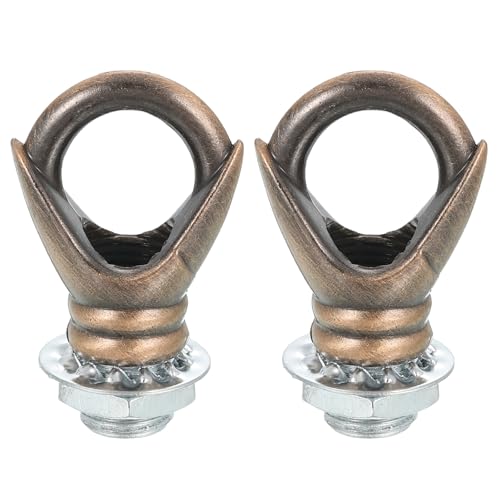 sourcing map Augenmutter 10 kg maximale Belastung M10 Gewinde Ringform Innenschlaufe mit Gewinde Rohre Unterlegscheiben Muttern für Hängelampe Kronleuchter Rotbronze 2 Stück sourcing map Augenmutter 10 kg maximale Belastung M10 Gewinde Ringform Innenschlaufe mit Gewinde Rohre Unterlegscheiben Muttern für Hängelampe Kronleuchter Rotbronze 2 Stück von sourcing map
