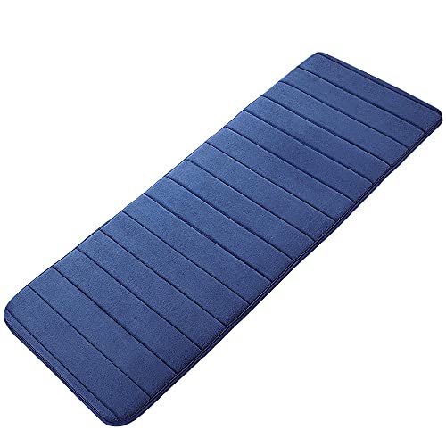 sourcing map Badematte Badteppich rutschfeste Waschbar schnell trocknend er Langer Teppich aus Memory Foam Weich & Gummi Marineblau 40x120cm sourcing map Badematte Badteppich rutschfeste Waschbar schnell trocknend er Langer Teppich aus Memory Foam Weich & Gummi Marineblau 40x120cm von sourcing map