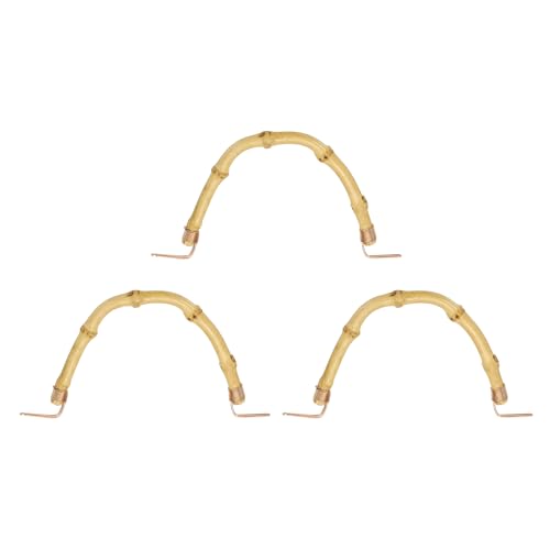 sourcing map Bambus-Teekannengriff, U-Form, Ersatz-Kupfer-Griff für Spannweite 11,9–13 cm, Teekanne, Keramik und Töpferei, Wasserkocher, Zubehör, Gold, 3 Stück sourcing map Bambus-Teekannengriff, U-Form, Ersatz-Kupfer-Griff für Spannweite 11,9–13 cm, Teekanne, Keramik und Töpferei, Wasserkocher, Zubehör, Gold, 3 Stück von sourcing map