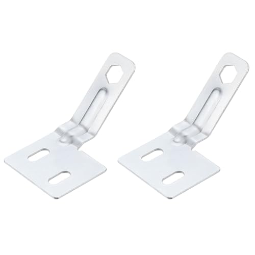 sourcing map Bifold-Türbeschlag, 2er-Pack Oberflächenjustierer für Falttüren, Reparatur-Set für Schiebetüren und Falttüren im Kleiderschrank, Silber sourcing map Bifold-Türbeschlag, 2er-Pack Oberflächenjustierer für Falttüren, Reparatur-Set für Schiebetüren und Falttüren im Kleiderschrank, Silber von sourcing map