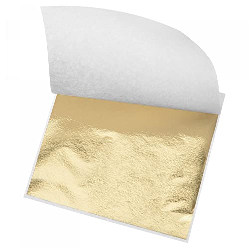 sourcing map Blattgold Folien Blatt Hell Golden Leaf Papier 8,4 x 7,9 cm für Kunst Dekoration Skulpturen Malerei 100 Stück sourcing map Blattgold Folien Blatt Hell Golden Leaf Papier 8,4 x 7,9 cm für Kunst Dekoration Skulpturen Malerei 100 Stück von sourcing map