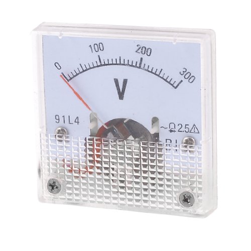sourcing map Blaue Volt AC, quadratisch, Analog Voltage Meter Voltmeter 91L4 de sourcing map Blaue Volt AC, quadratisch, Analog Voltage Meter Voltmeter 91L4 de von sourcing map