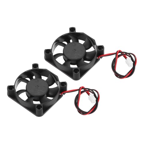 sourcing map Bürstenloser Lüfter DC24 V DC 24 V 0,14 A, 50 x 50 x 10 mm, 2-polig, 2-polig, hohe Geschwindigkeit, leise, für 3D-Drucker, Computergehäuse, Videogeräte, DIY-Projekte, 1200–2000 U/min, 2 sourcing map Bürstenloser Lüfter DC24 V DC 24 V 0,14 A, 50 x 50 x 10 mm, 2-polig, 2-polig, hohe Geschwindigkeit, leise, für 3D-Drucker, Computergehäuse, Videogeräte, DIY-Projekte, 1200–2000 U/min, 2 von sourcing map