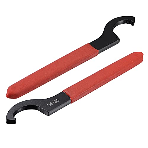 sourcing map C Hakenschlüssel Spannzangenfutter für Rundmutter mit rutschfestem Griff 34-36mm sourcing map C Hakenschlüssel Spannzangenfutter für Rundmutter mit rutschfestem Griff 34-36mm von sourcing map