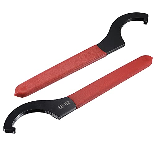 sourcing map C Hakenschlüssel Spannzangenfutter für Rundmutter mit rutschfestem Griff 55-62mm sourcing map C Hakenschlüssel Spannzangenfutter für Rundmutter mit rutschfestem Griff 55-62mm von sourcing map
