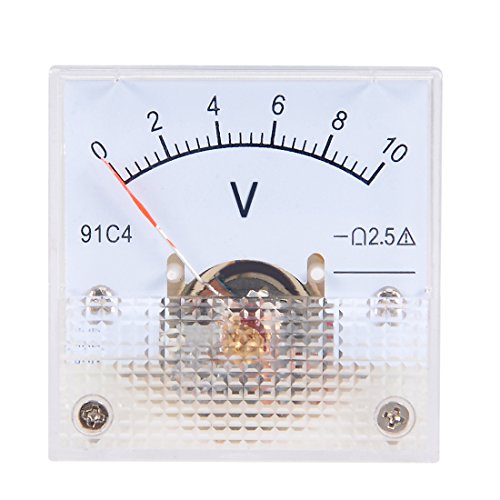 sourcing map DC 0-10V Analog Gesicht Platte Spannungsmesser Messgerät Voltmeter 91C4 2,5% Fehlermarge de sourcing map DC 0-10V Analog Gesicht Platte Spannungsmesser Messgerät Voltmeter 91C4 2,5% Fehlermarge de von sourcing map