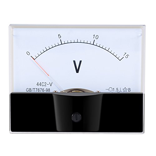 sourcing map DC 0-15V Analog Panel Spannungsanzeige Voltmeter 44C2 1,5% Fehler ohne Impuls sourcing map DC 0-15V Analog Panel Spannungsanzeige Voltmeter 44C2 1,5% Fehler ohne Impuls von sourcing map