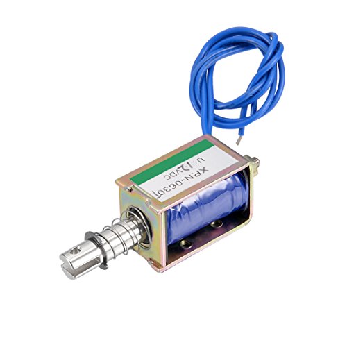 sourcing map DC 12 V 10 N 10 mm Hub Push-Pull-Typ Open-Frame-Solenoid-Elektromagnet XRN-0630T sourcing map DC 12 V 10 N 10 mm Hub Push-Pull-Typ Open-Frame-Solenoid-Elektromagnet XRN-0630T von sourcing map
