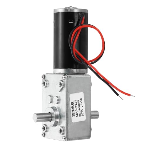 sourcing map DC24V Schneckengetriebemotor, 60 U/min, 15 mm D-Schaft, selbstsichernd, hohe Drehmomentreduzierung, Getriebemotor für Automobil, Haushaltsgeräte, Robotik sourcing map DC24V Schneckengetriebemotor, 60 U/min, 15 mm D-Schaft, selbstsichernd, hohe Drehmomentreduzierung, Getriebemotor für Automobil, Haushaltsgeräte, Robotik von sourcing map