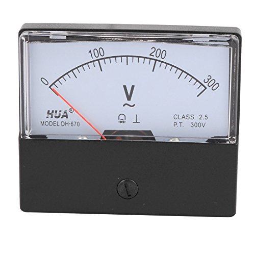 sourcing map DH-670 AC 0-300V Rechteckige analoge Spannungsmesser Nadel Platte Messgerät DE de sourcing map DH-670 AC 0-300V Rechteckige analoge Spannungsmesser Nadel Platte Messgerät DE de von sourcing map