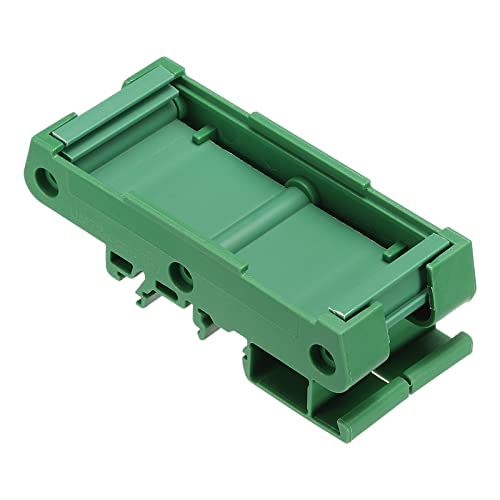 sourcing map DIN Schiene Träger für PCB Gehäuse Halterung 35mmx72mm Grün von sourcing map