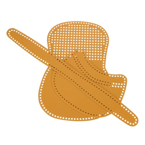 sourcing map DIY Leder Leinwand Mesh Tasche Häkeltasche Mesh Blatt Stricktasche Herstellung Zubehör für Sattel Handgemachte Häkeln, Gelb sourcing map DIY Leder Leinwand Mesh Tasche Häkeltasche Mesh Blatt Stricktasche Herstellung Zubehör für Sattel Handgemachte Häkeln, Gelb von sourcing map