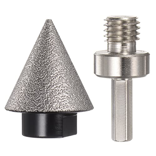 sourcing map Diamant Anfasen Fasenbohrern 1.38" Durchm 5/8-11 Gewinde Kegelschleifer Bit mit Adapter Senkbohrer zur Vergrößerung Löchern für Porzellan Fliesen Marmor Keramik Glas Steine sourcing map Diamant Anfasen Fasenbohrern 1.38" Durchm 5/8-11 Gewinde Kegelschleifer Bit mit Adapter Senkbohrer zur Vergrößerung Löchern für Porzellan Fliesen Marmor Keramik Glas Steine von sourcing map