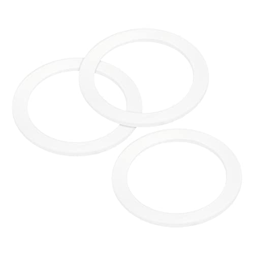 sourcing map Dichtung Weiß Silikon Ring 38x50x2.2mm für 1-Becher Alu Kaffeekanne Paket von 3 sourcing map Dichtung Weiß Silikon Ring 38x50x2.2mm für 1-Becher Alu Kaffeekanne Paket von 3 von sourcing map