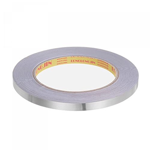 sourcing map Dichtungsband Zierleisten 0,31" x 82ft selbstklebend silberfarben (verdickt) von sourcing map