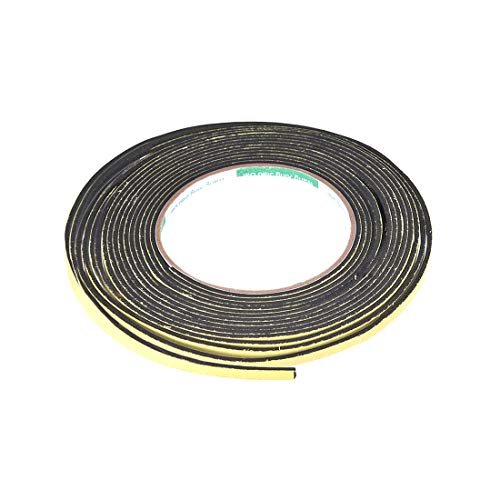sourcing map Dichtungsschaumband 5 mm Breit 2 mm Dick 5m/16,4 Lang, Selbstklebender Dichtung Streifen für die Isolierung von Fenster Türen sourcing map Dichtungsschaumband 5 mm Breit 2 mm Dick 5m/16,4 Lang, Selbstklebender Dichtung Streifen für die Isolierung von Fenster Türen von sourcing map
