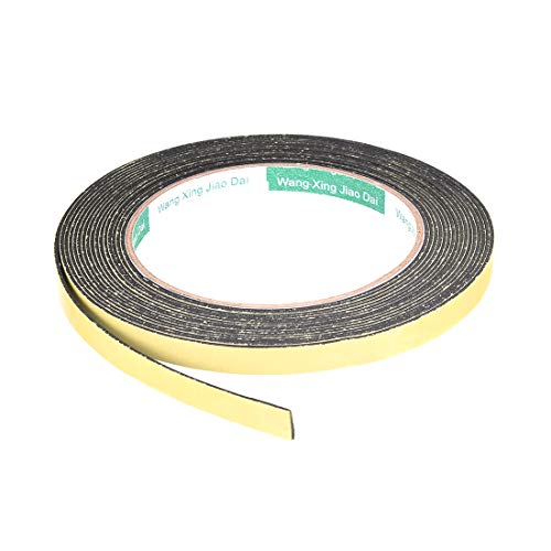 sourcing map Dichtungsschaumband 8 mm breit 1 mm Dick 5m/16,4 Fuß Lang, Selbstklebender Dichtung Streifen für die Isolierung von Fenster Türen sourcing map Dichtungsschaumband 8 mm breit 1 mm Dick 5m/16,4 Fuß Lang, Selbstklebender Dichtung Streifen für die Isolierung von Fenster Türen von sourcing map