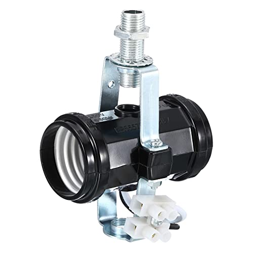 sourcing map E27 Doppelt Basis Glühbirne Sockel M10 Gewinde Lampe Halter 2 Lampefassung mit Halterung Leuchte Draht für DIY Lampe Zubehör Deckenlampe sourcing map E27 Doppelt Basis Glühbirne Sockel M10 Gewinde Lampe Halter 2 Lampefassung mit Halterung Leuchte Draht für DIY Lampe Zubehör Deckenlampe von sourcing map