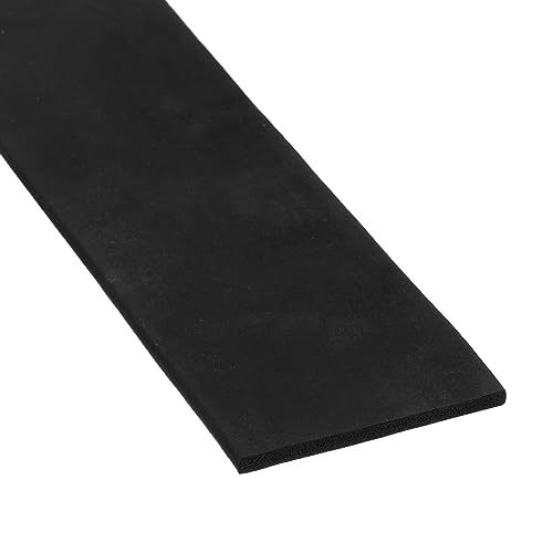 sourcing map EPDM Gummi Schaumstoff Blatt Streifen 40mm(B) x3mm(T) x1.5m(L) Neoprene Gummi Blatt Rollen Dichtungsband für Heimwerker Dichtung Handwerk Isolierung von sourcing map