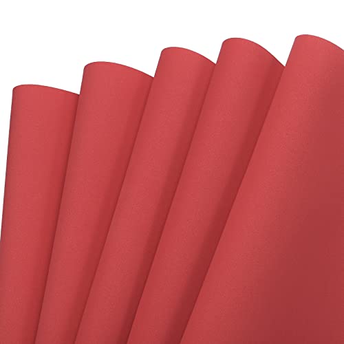 sourcing map EVA Schaumstoff Platten Rot 19.7" x 17.7" 0.8mm Dick Handwerk Schaumstoff Platten für Kostüme Kunst und Handarbeit Projekte Pack von 5 von sourcing map