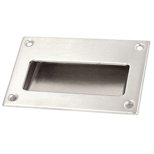 sourcing map Edelstahl Einbauleuchten Flush Pull Finger Einsatz Schiebetür Griff de von uxcell