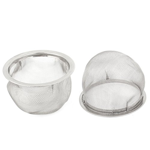 sourcing map Edelstahl-Teekanne mit Teesieb Siebkörbchen 65 mm Durchmesser, 2 Stück de sourcing map Edelstahl-Teekanne mit Teesieb Siebkörbchen 65 mm Durchmesser, 2 Stück de von uxcell