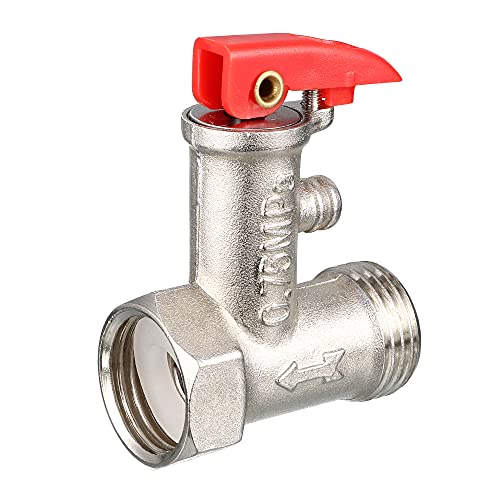 sourcing map Elektrisch Durchlauferhitzer 1/2BSP Außengewinde Sicherheitsventil Druck 0.75Mpa de von uxcell