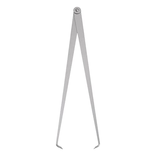 sourcing map Feste Verbindung Innerhalb Messschieber 350mm 14" Edelstahl Metall Feste Reibung Gelenk Innere Messung Werkzeug von sourcing map