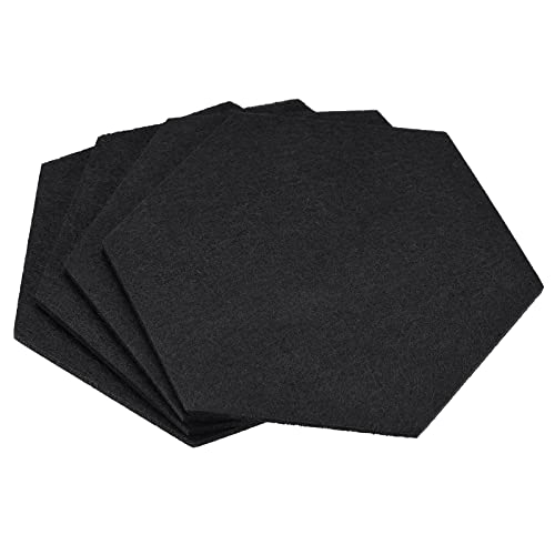 sourcing map Filz Untersetzer, 4stk. Sechseckig Absorbierung Untersetzer für Getränkebecher Topf Schüssel Vase Schwarz sourcing map Filz Untersetzer, 4stk. Sechseckig Absorbierung Untersetzer für Getränkebecher Topf Schüssel Vase Schwarz von sourcing map