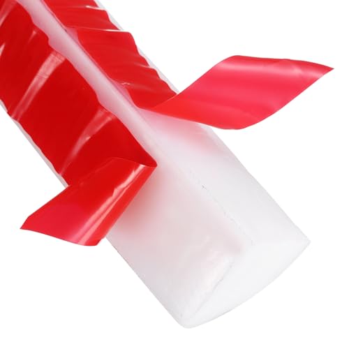 sourcing map Flexible, viertelrunde Zierleiste, 1,8 x 2,2 x 248,9 cm, doppelt abziehen und aufkleben, biegbar, Gummirand, geformte Zierleiste für Ecke, Decke, Boden, Badezimmer, Arbeitsplatte, Weiß von sourcing map