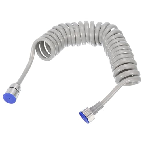 sourcing map Flexible Duschschlauch, 3 Meter flexibler Teleskop-Duschschlauch mit 304 Edelstahl-Anschlussmutter für Toilettenarmatur, Badezimmer Spiralflexibler Duschschlauch Grau sourcing map Flexible Duschschlauch, 3 Meter flexibler Teleskop-Duschschlauch mit 304 Edelstahl-Anschlussmutter für Toilettenarmatur, Badezimmer Spiralflexibler Duschschlauch Grau von sourcing map