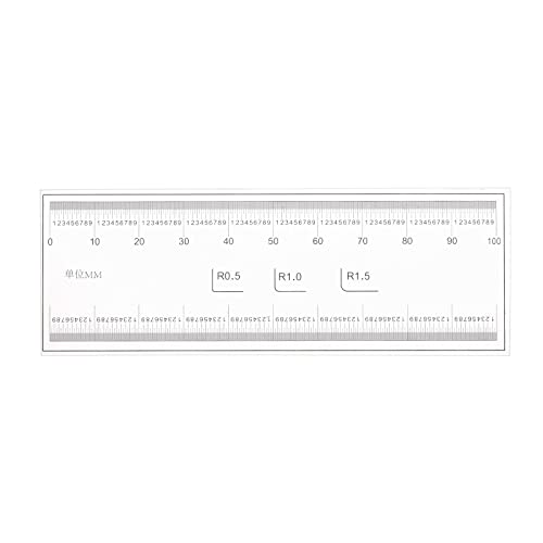 sourcing map Folien Flexibel Lineal 10cm 0.1mm Skala mit R Winkel & Breite Linien PET Kunststoff Faltung Gerade Lineal Kalibrierung Weiche Messwerkzeug für Fabrik Transparent sourcing map Folien Flexibel Lineal 10cm 0.1mm Skala mit R Winkel & Breite Linien PET Kunststoff Faltung Gerade Lineal Kalibrierung Weiche Messwerkzeug für Fabrik Transparent von sourcing map
