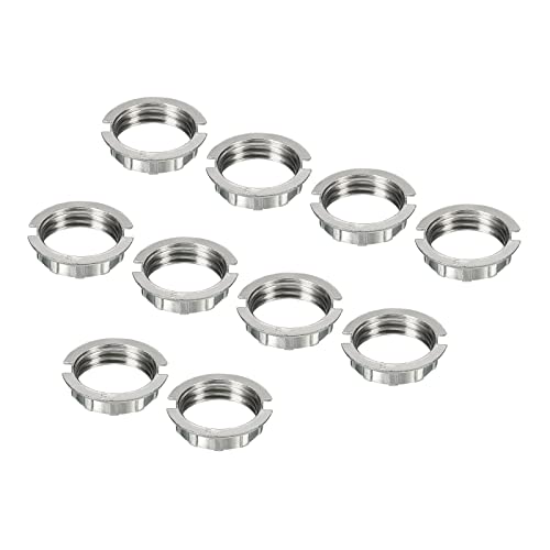 sourcing map G9 Steckdose M20 Adapterring für Leuchten Schirmhalterung Weiß Paket von 10 von sourcing map