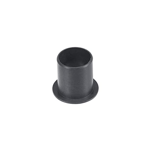 sourcing map Geflanschte Ärmel Gleitlager 16mm Bohrung 18mm Außendurchm. 21mm Länge POM Ummantelte Ölfreie Buchsen Schwarz von sourcing map