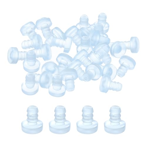 sourcing map Glas-Tisch-Stoßstangen mit Stiel, 4,8 mm, transparente Gummi-Stoßstangengriffe, rutschfeste Glas-Tischabstandshalter für Terrassentisch, Schrank, Möbel, passend für 1,9 cm große Löcher, sourcing map Glas-Tisch-Stoßstangen mit Stiel, 4,8 mm, transparente Gummi-Stoßstangengriffe, rutschfeste Glas-Tischabstandshalter für Terrassentisch, Schrank, Möbel, passend für 1,9 cm große Löcher, von sourcing map