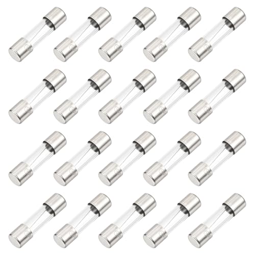 sourcing map Glassicherungen, 10 A, 125 V, 5 x 20 mm, Glasrohrsicherungen, schnell wirkende Sicherungen für Leiterplatten, elektronische Geräte, Haushaltsgeräte, Lichterkette, 20 Stück sourcing map Glassicherungen, 10 A, 125 V, 5 x 20 mm, Glasrohrsicherungen, schnell wirkende Sicherungen für Leiterplatten, elektronische Geräte, Haushaltsgeräte, Lichterkette, 20 Stück von sourcing map